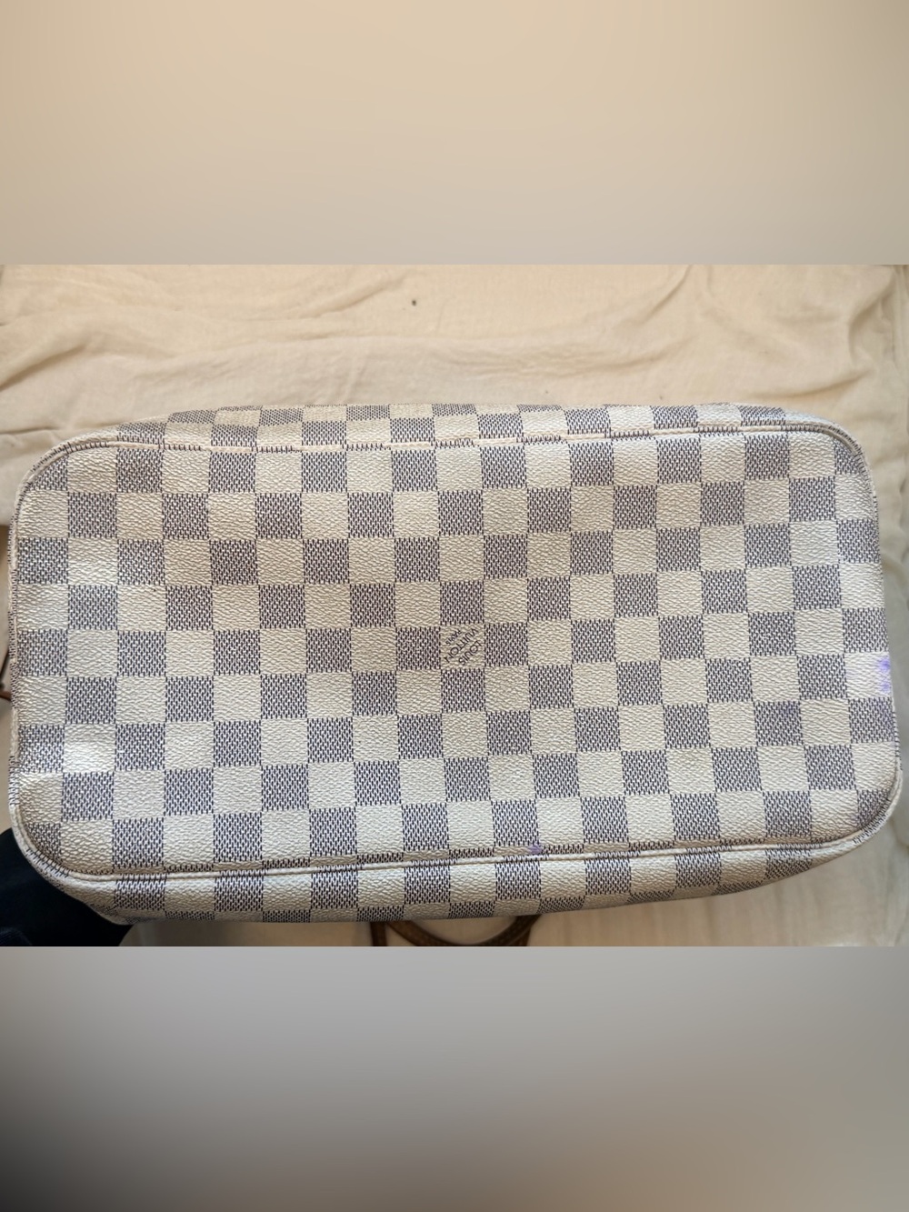 Authentic Louis Vuitton Neverfull Damier Azure - Picture 8 of 10